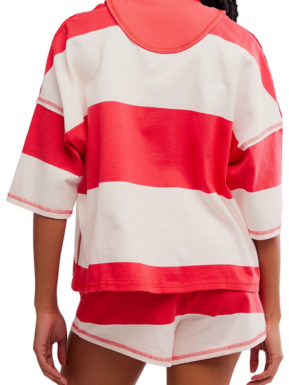 NWT FP Movement Retro Rugby Set in Grapefruit Combo - Picture 2 of 5